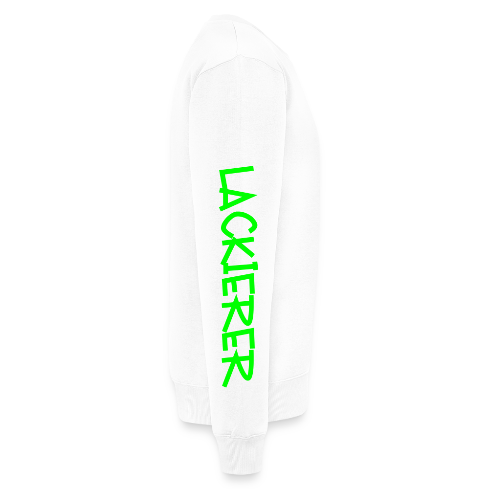Unisex Premium Pullover "Lackierer" neongrün