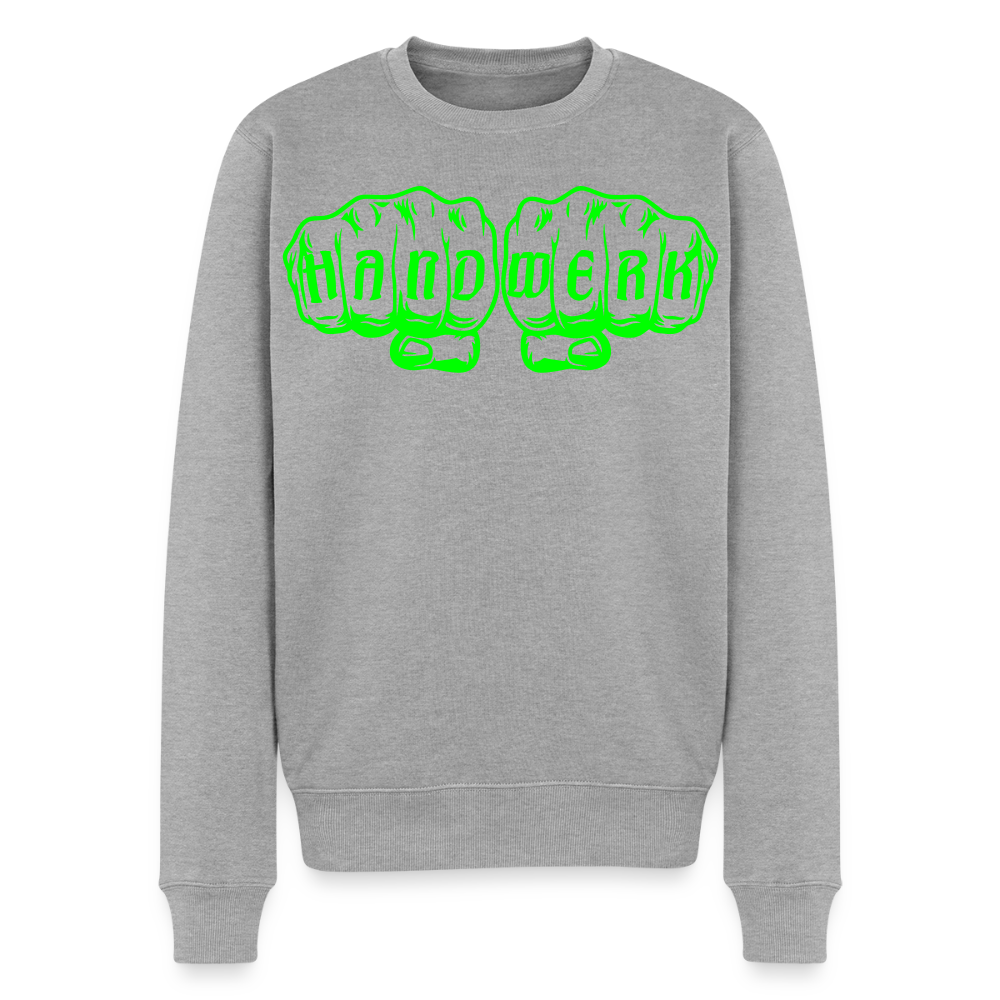 Unisex Premium Pullover "Lackierer" neongrün