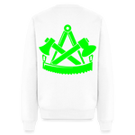 Unisex Premium Pullover "Zimmermann" neongrün