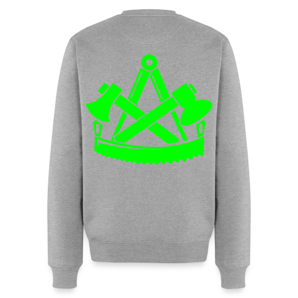 Unisex Premium Pullover "Zimmermann" neongrün