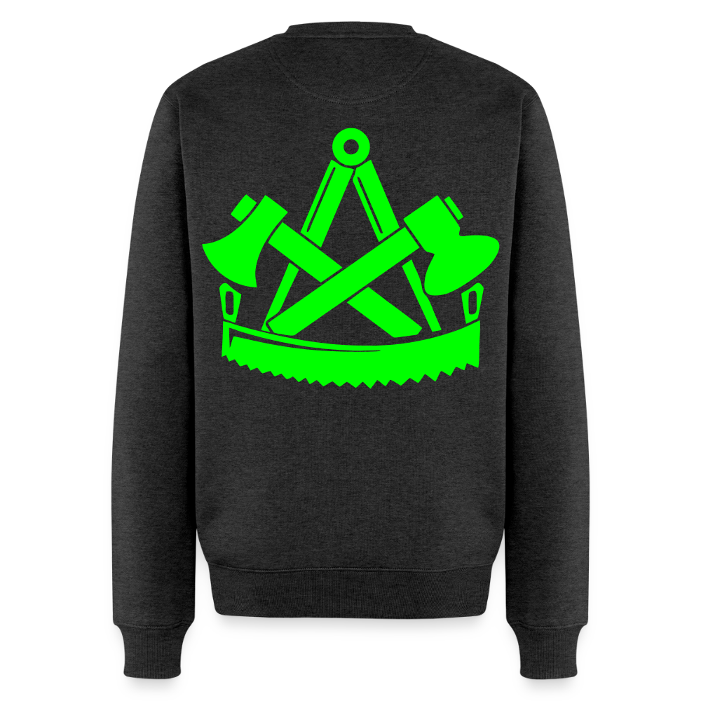 Unisex Premium Pullover "Zimmermann" neongrün