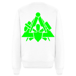 Unisex Premium Pullover "Maurer" neongrün