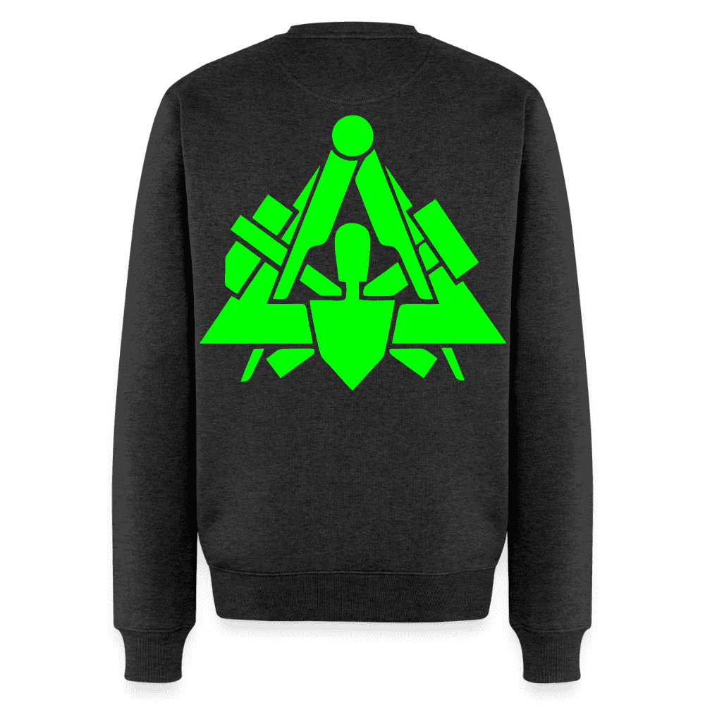 Unisex Premium Pullover "Maurer" neongrün