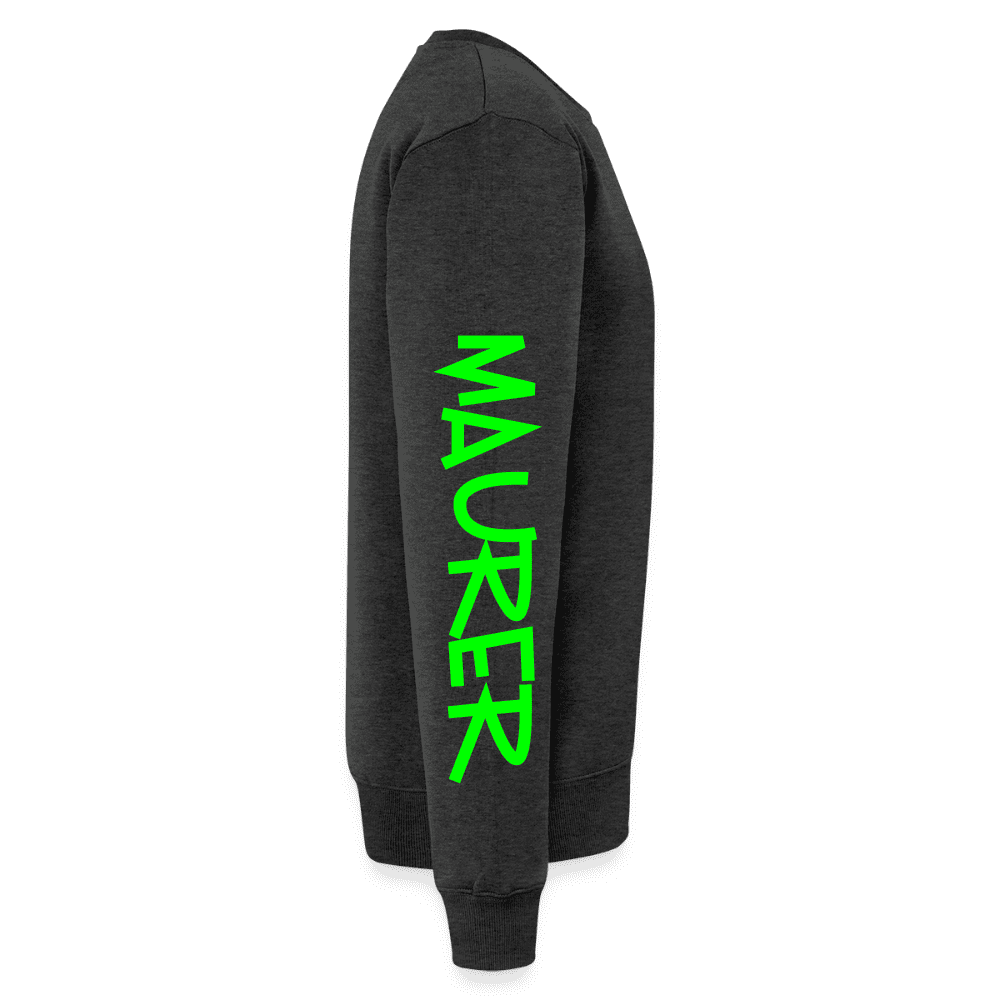 Unisex Premium Pullover "Maurer" neongrün