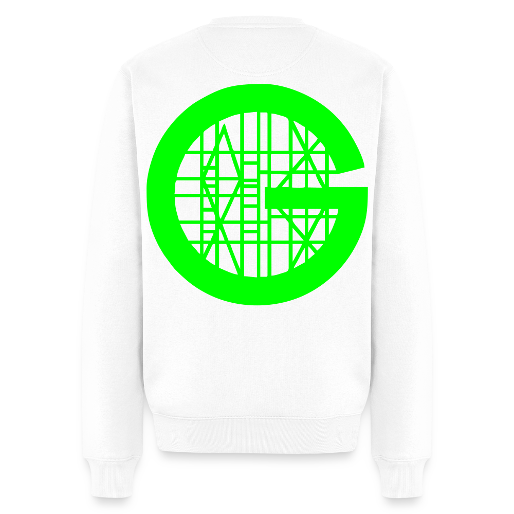Unisex Premium Pullover "Gerüstbauer" neongrün