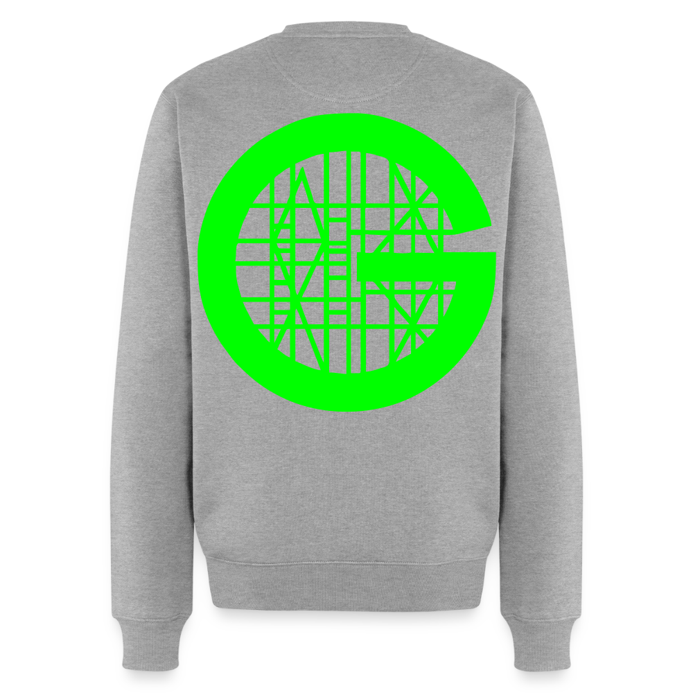 Unisex Premium Pullover "Gerüstbauer" neongrün