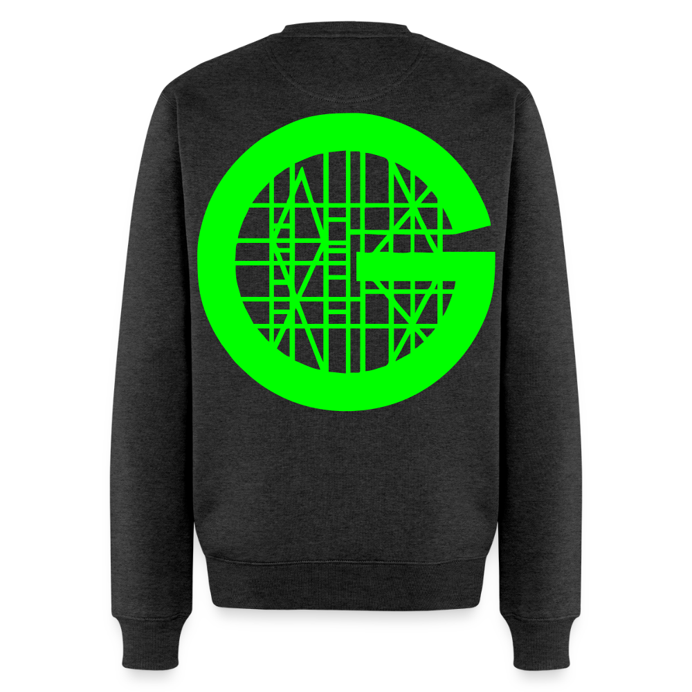 Unisex Premium Pullover "Gerüstbauer" neongrün