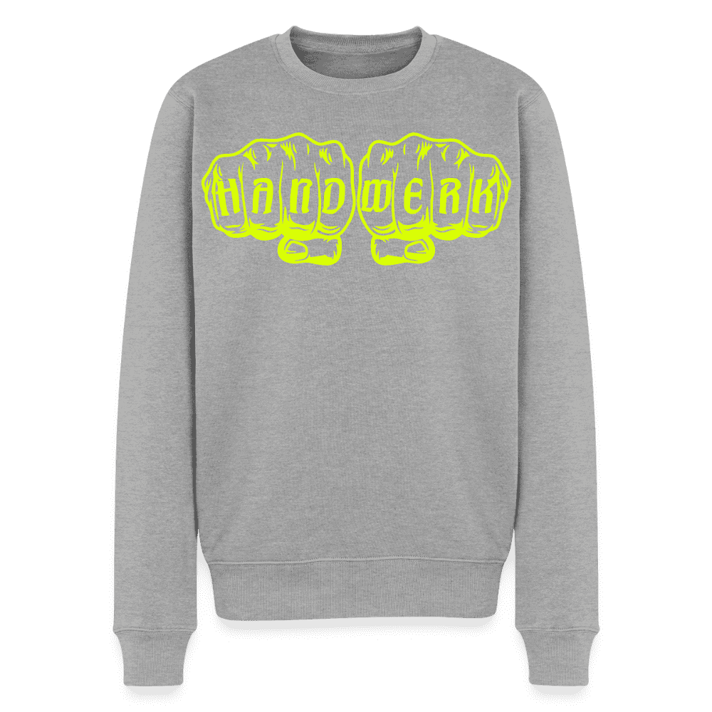 Unisex Premium Pullover "Zimmermann" neongelb Namma Markt