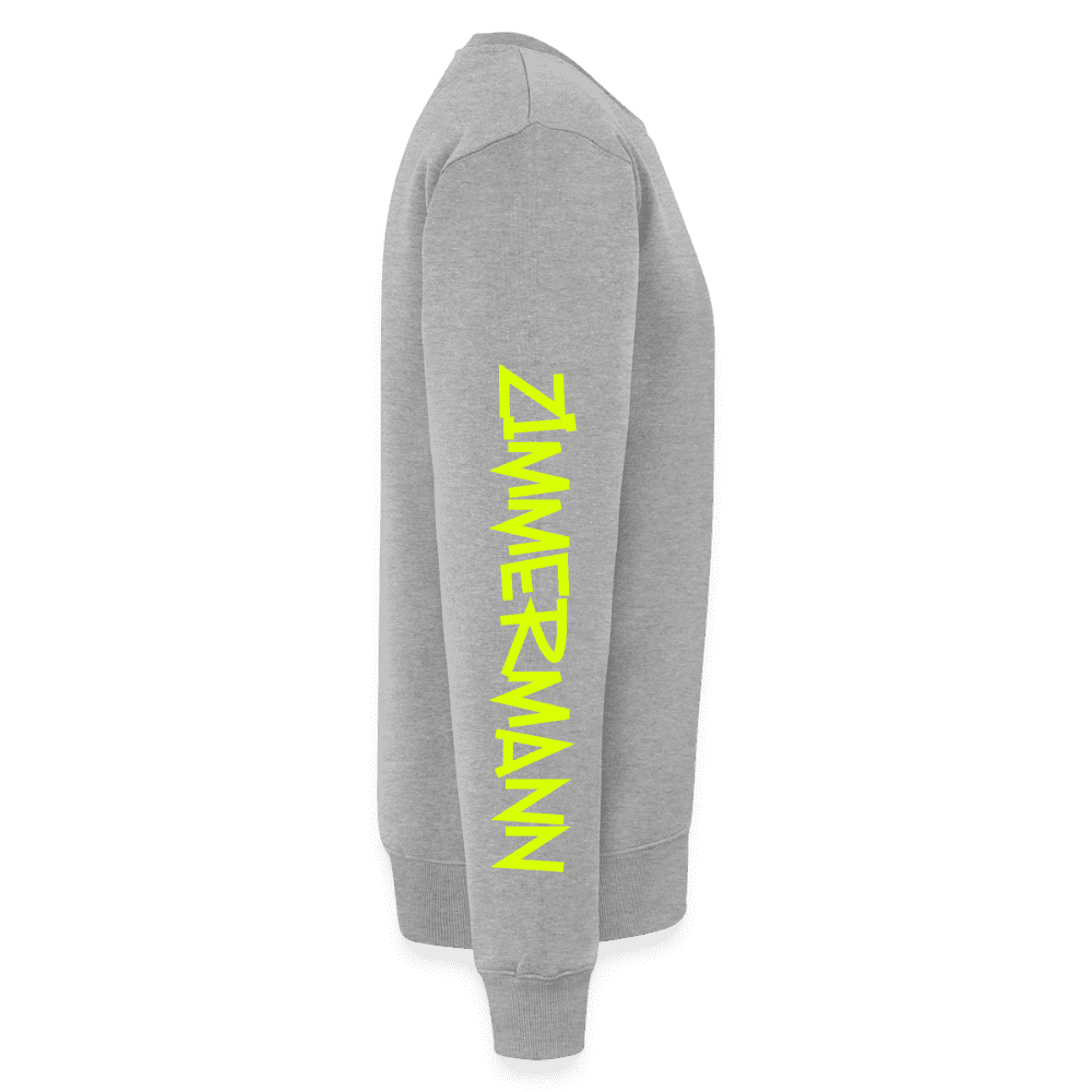 Unisex Premium Pullover "Zimmermann" neongelb Namma Markt