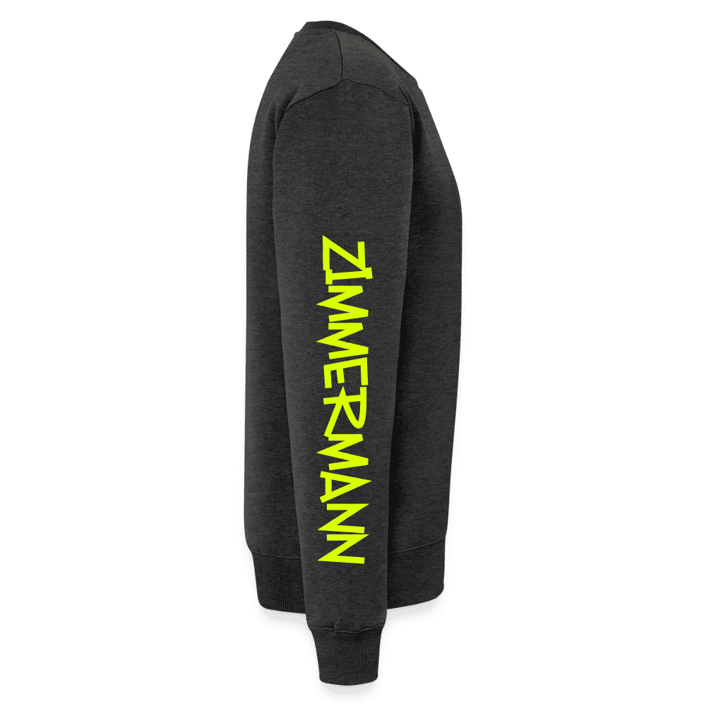 Unisex Premium Pullover "Zimmermann" neongelb Namma Markt