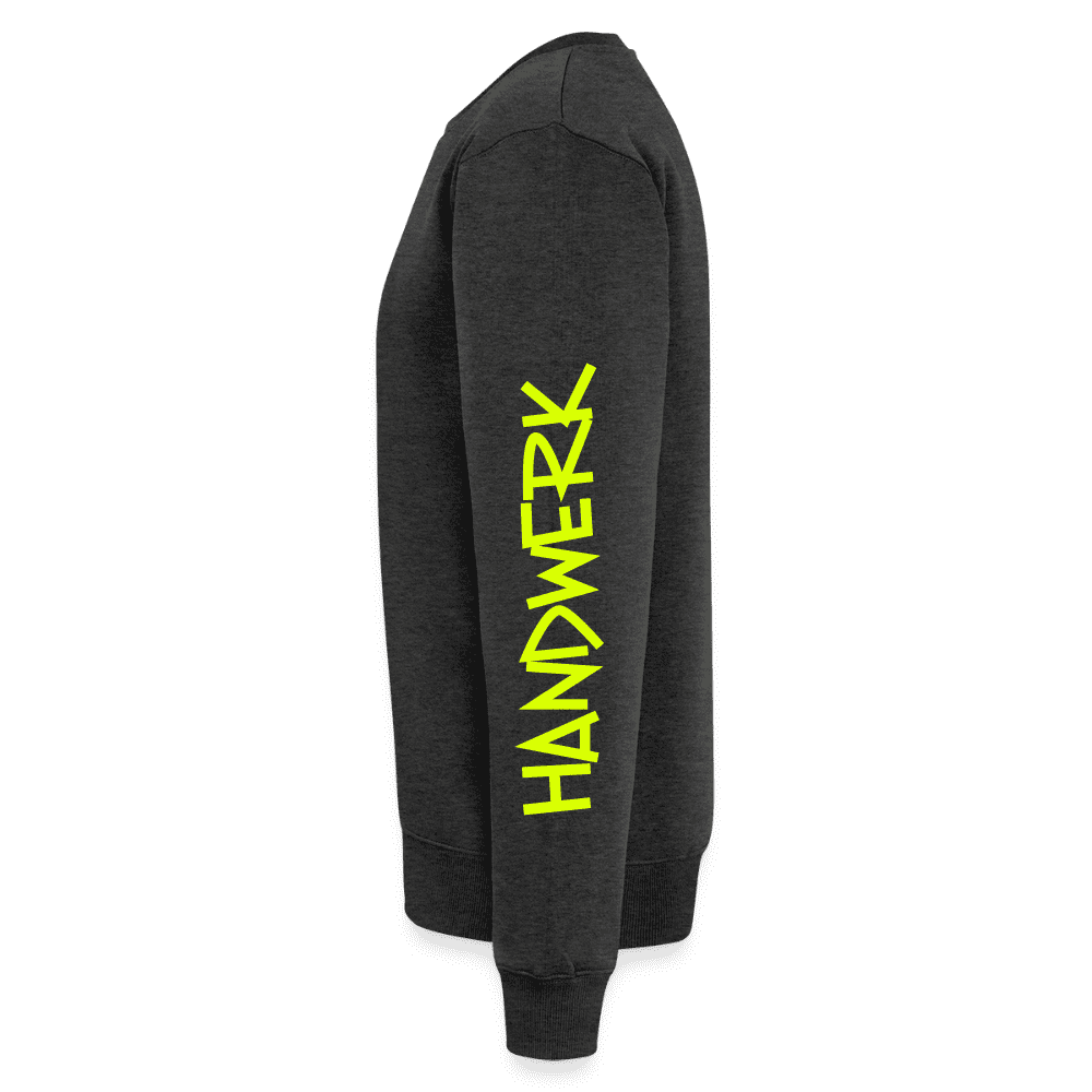 Unisex Premium Pullover "Zimmermann" neongelb Namma Markt