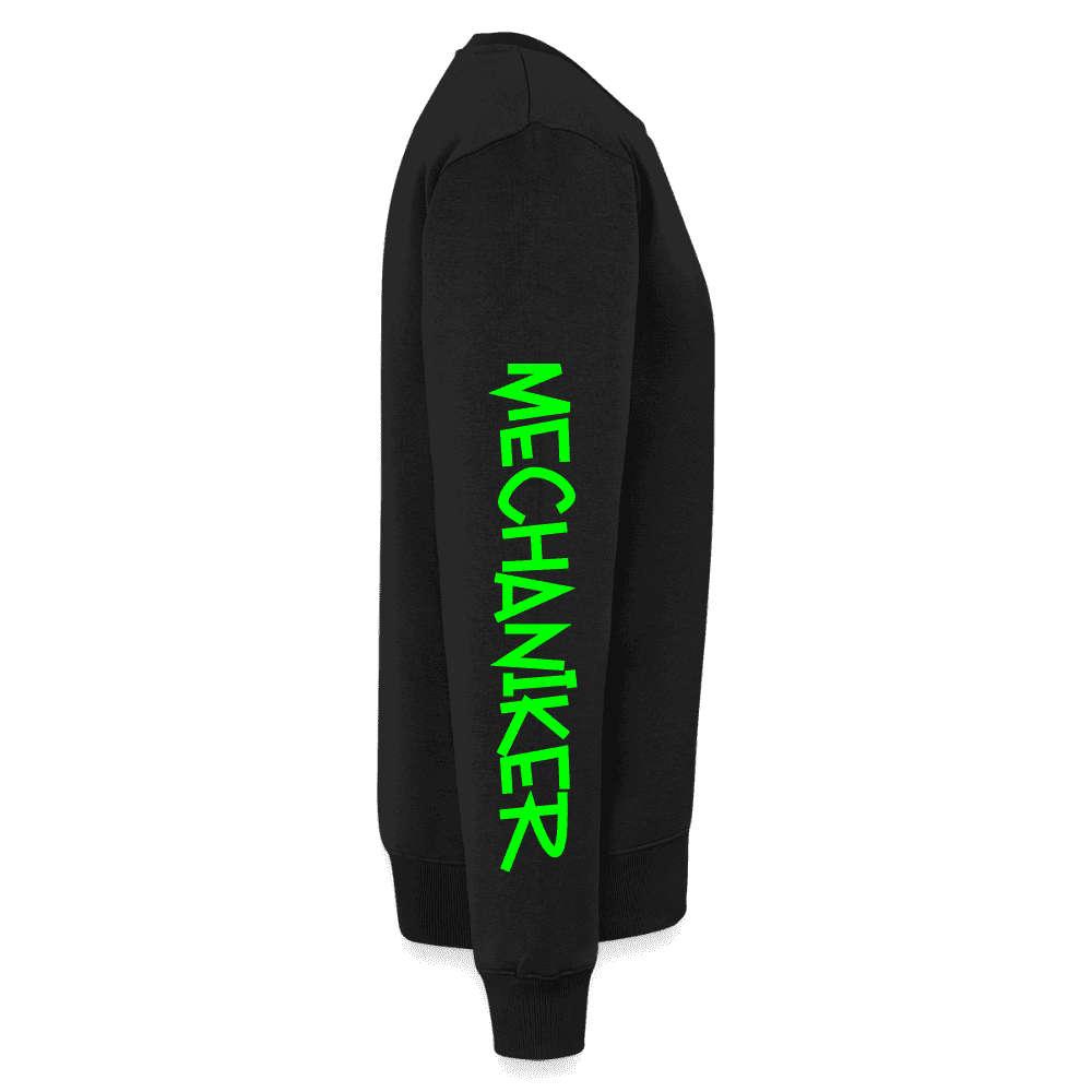 Unisex Premium Pullover "Mechaniker" neongrün Namma Markt