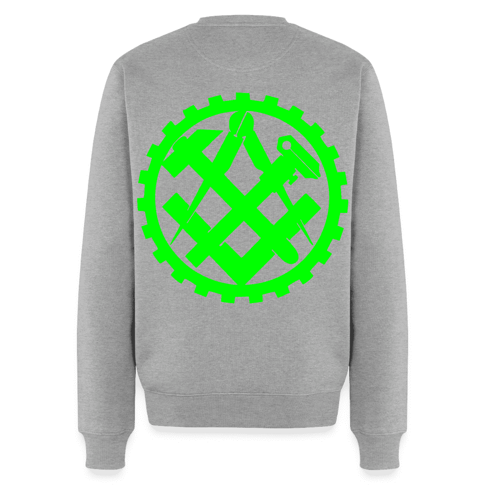 Unisex Premium Pullover "Mechaniker" neongrün Namma Markt