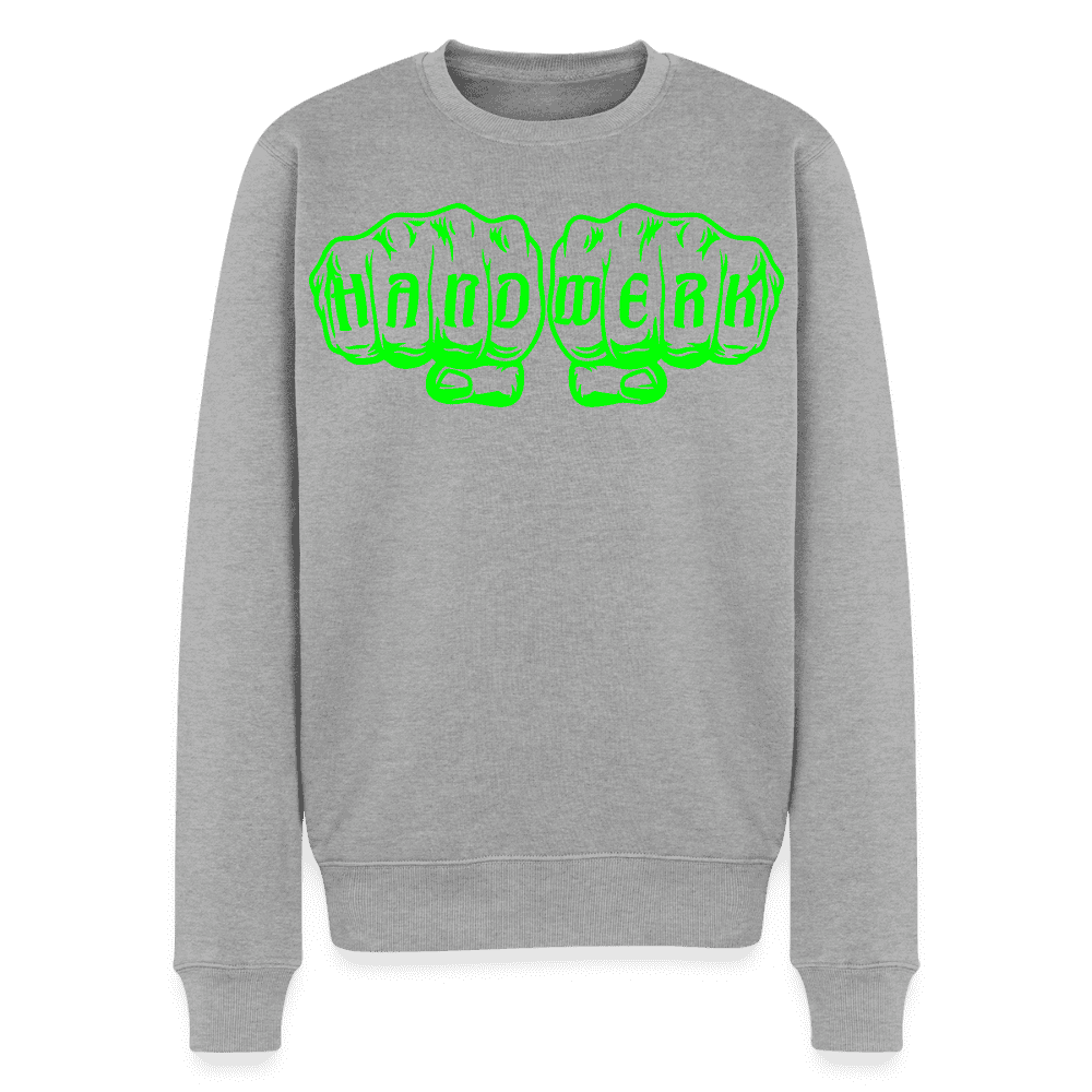 Unisex Premium Pullover "Mechaniker" neongrün Namma Markt