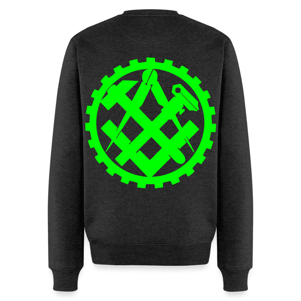 Unisex Premium Pullover "Mechaniker" neongrün Namma Markt