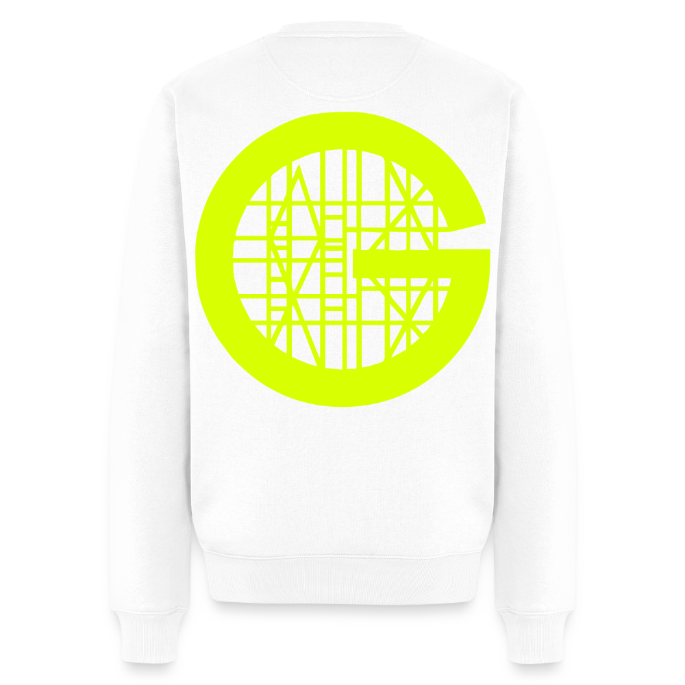 Unisex Premium Pullover "Gerüstbauer" neongelb