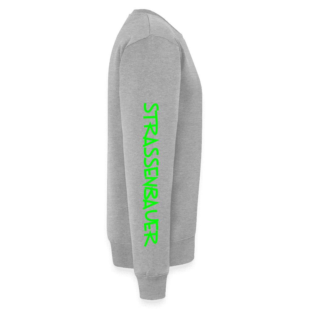 Unisex Premium Pullover "Strassenbauer" neongrün