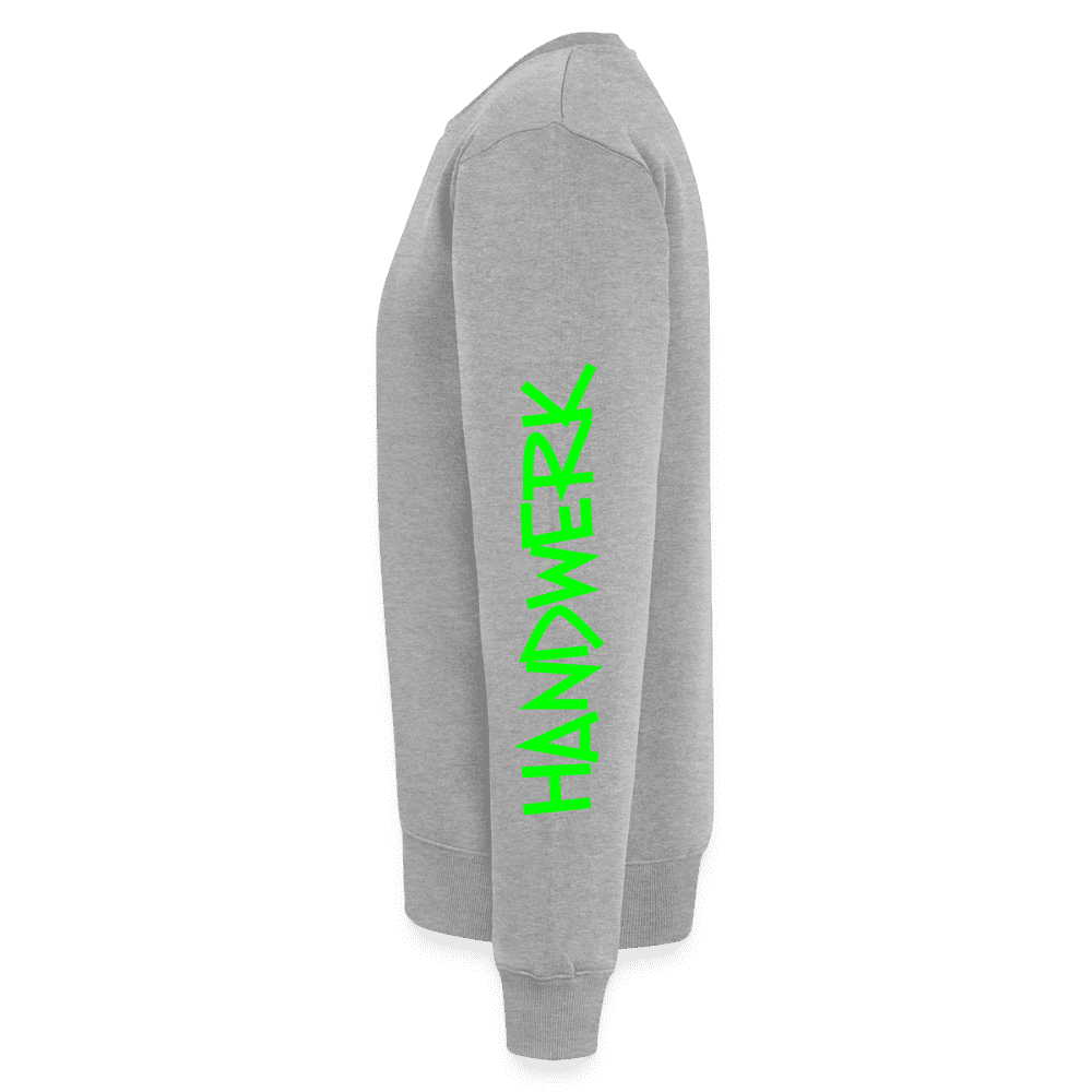 Unisex Premium Pullover "Strassenbauer" neongrün