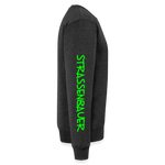 Unisex Premium Pullover "Strassenbauer" neongrün