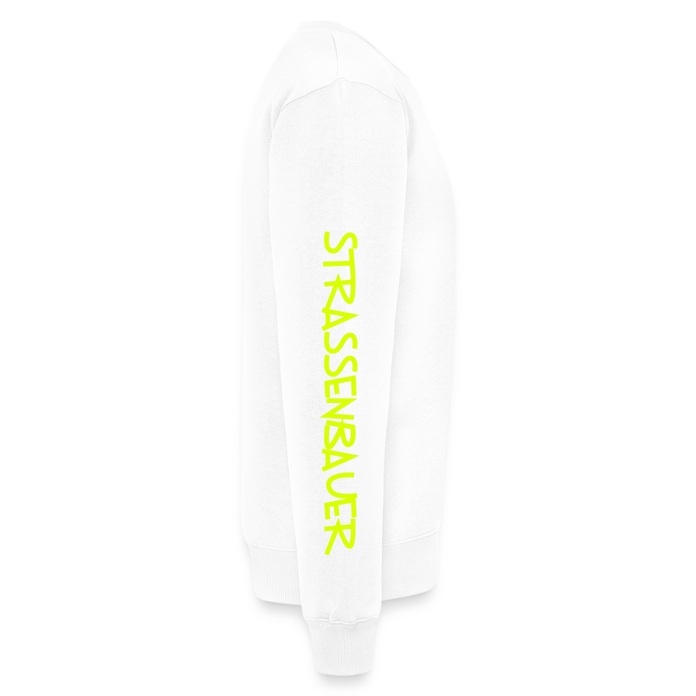 Unisex Premium Pullover "Strassenbauer" neongelb