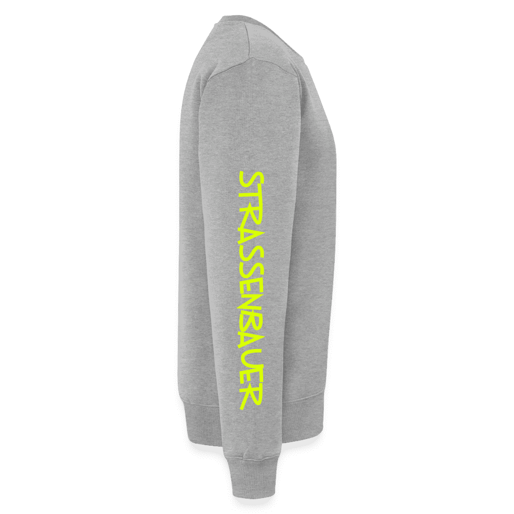 Unisex Premium Pullover "Strassenbauer" neongelb