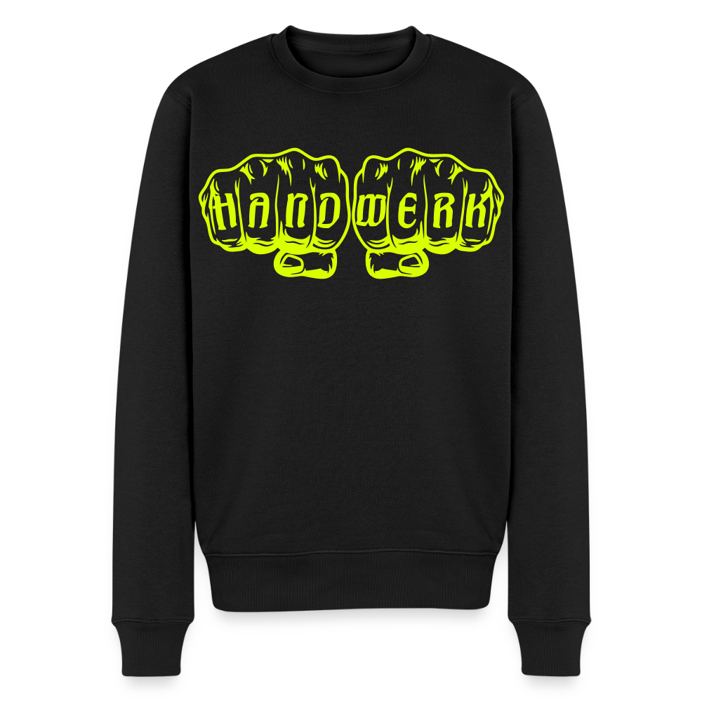Unisex Premium Pullover "Elektriker" neongelb