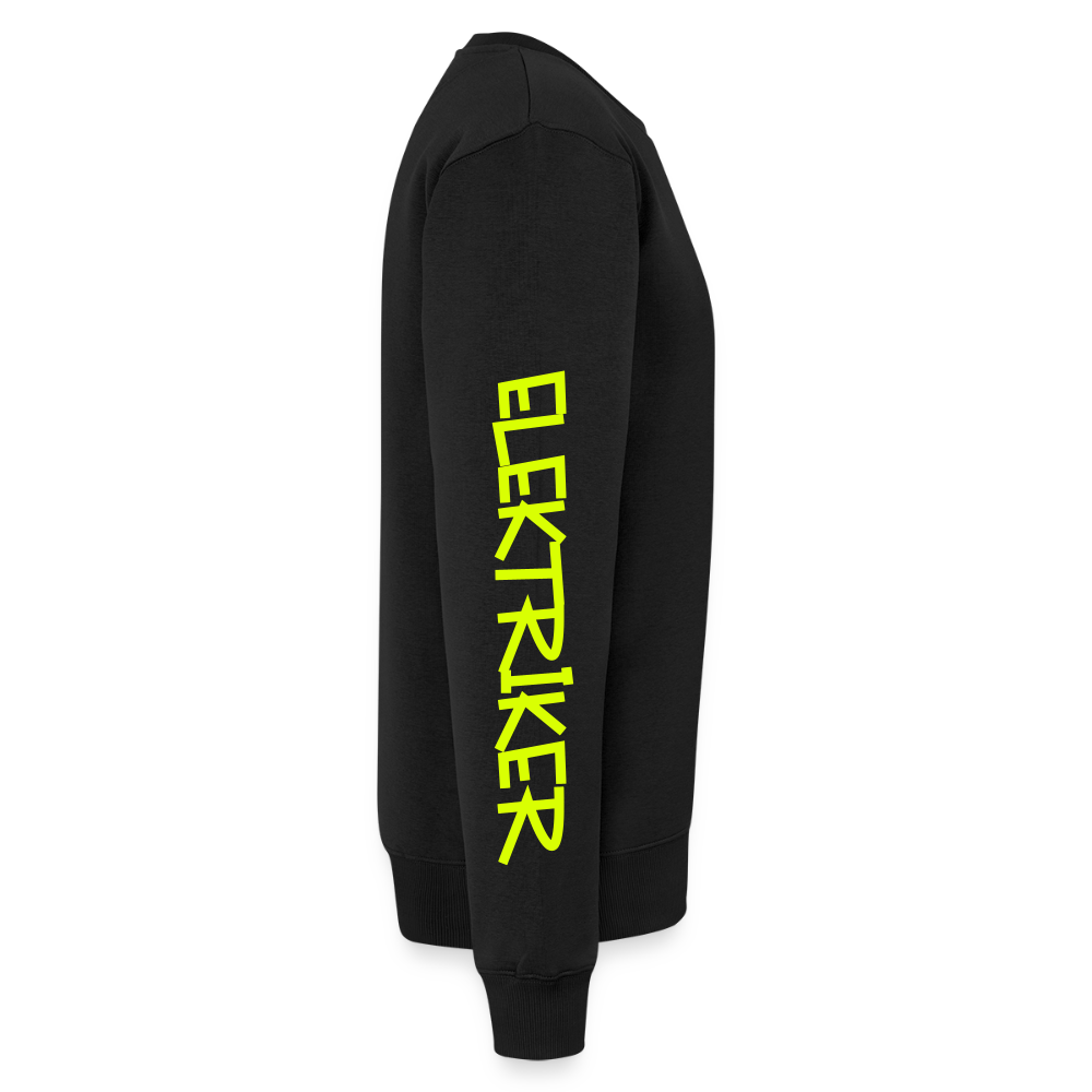 Unisex Premium Pullover "Elektriker" neongelb