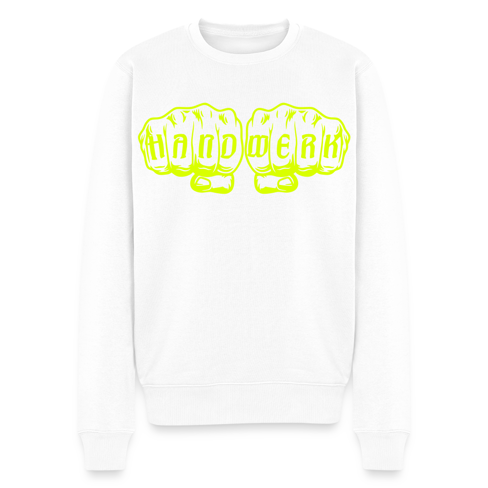Unisex Premium Pullover "Elektriker" neongelb