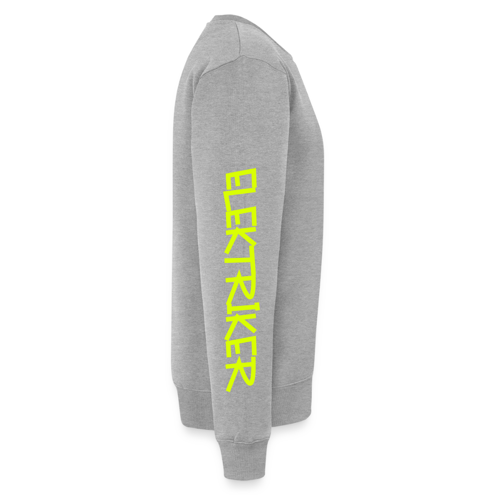 Unisex Premium Pullover "Elektriker" neongelb
