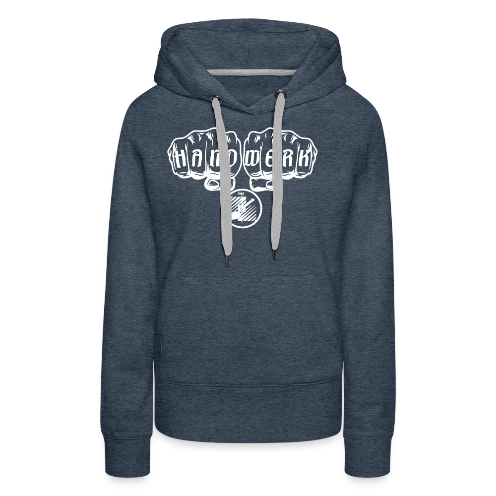 Frauen Premium Hoodie "Fliesenleger"
