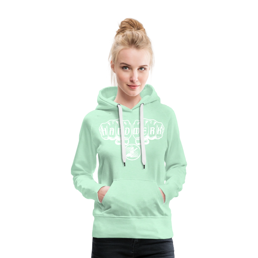 Frauen Premium Hoodie "Fliesenleger"