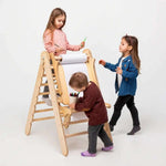 Staffelei mit Kinderstuhl – Perfekt für Indoor Klettergerüst Namma Markt