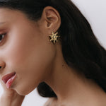 SUN EARRINGS AURORA GOLD