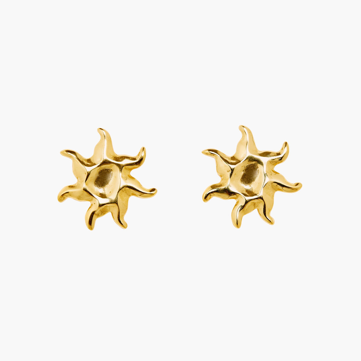SUN EARRINGS AURORA GOLD