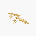 SUN EARRINGS AURORA GOLD