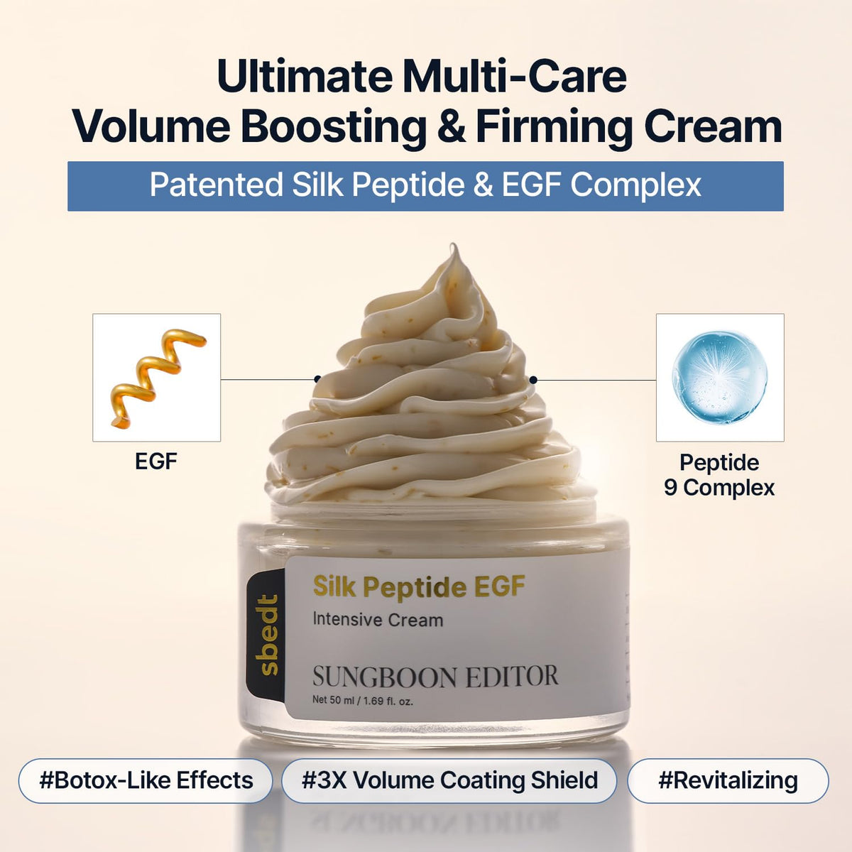 Sungboon Editor Silk Peptide EGF Intensive Cream 50 ml