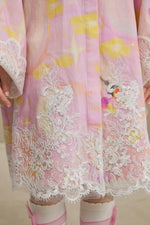 Swan Dream Print Lace Shirt