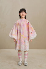 Swan Dream Print Lace Shirt
