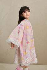 Swan Dream Print Lace Shirt