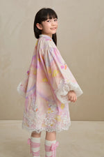Swan Dream Print Lace Shirt