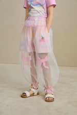 Swan Mesh Overlay Anti-Mosquito Pants