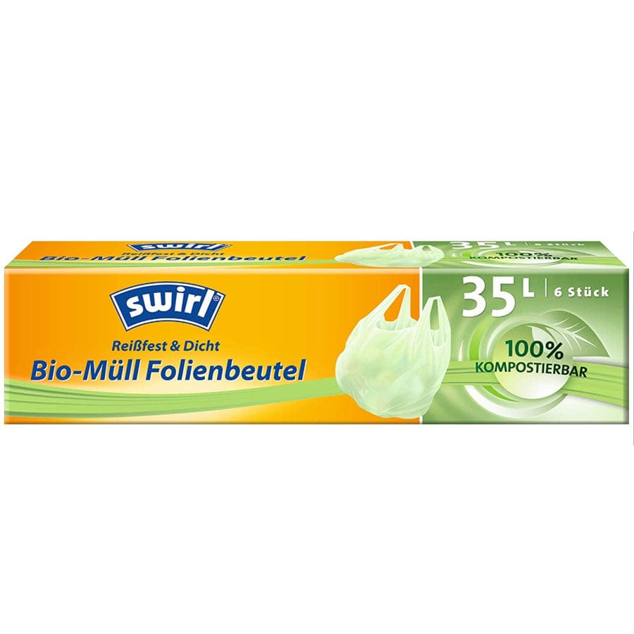 SWIRL Bio-Mülleimerbeutel kompostierbar grün 35 Liter