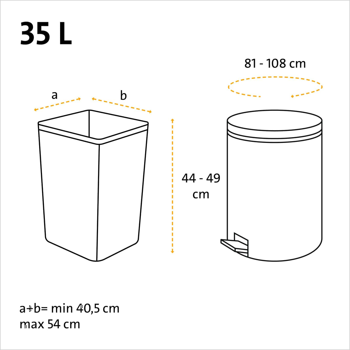 SWIRL Duft-Müllbeutel reißfest, Vanille-Lavendel, 35 Liter
