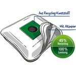 SWIRL M 49 MicroPor Plus Green Staubsaugerbeutel