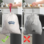 SWIRL Müllbeutel Zugband Reißfest & Dicht, 60 Liter
