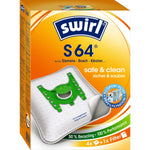 SWIRL S 64 (S 66) EcoPor Staubsaugerbeutel