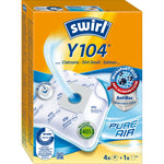SWIRL Y 104 MicroPor Plus AirSpace Staubsaugerbeutel