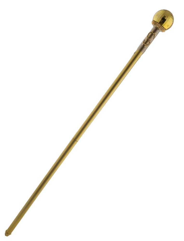 Gehstock aus Kunststoff | Dollar Gold - 100 cm