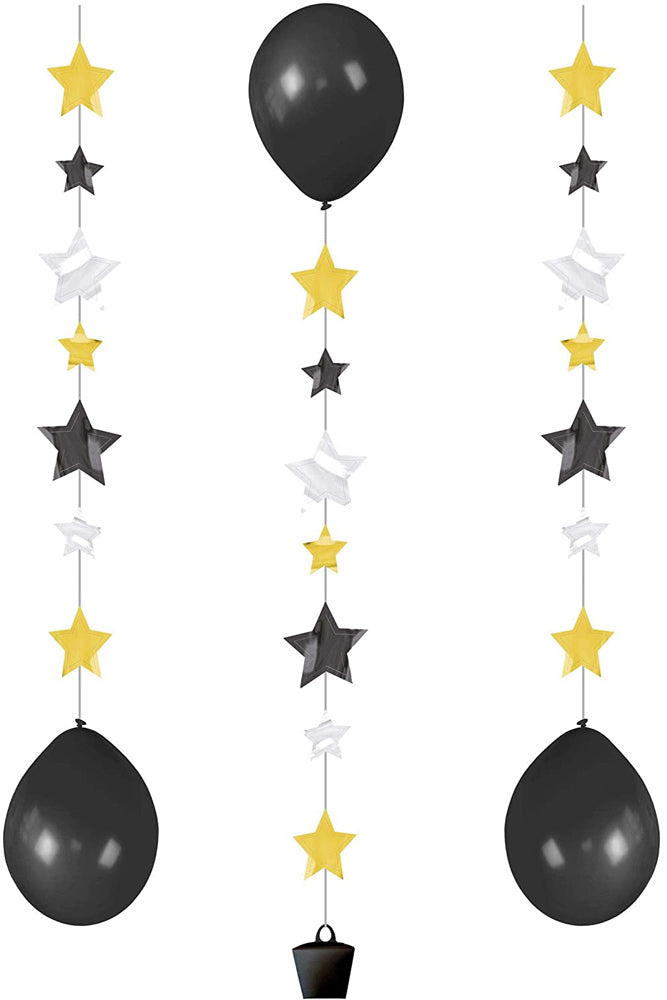 Ballonanhänger Sterne | 3 Stück