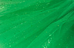 Glitzer Petticoat 40 cm - Grün